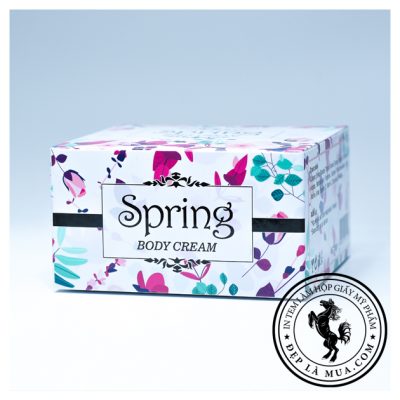 Mẫu hộp giấy Body “Spring”